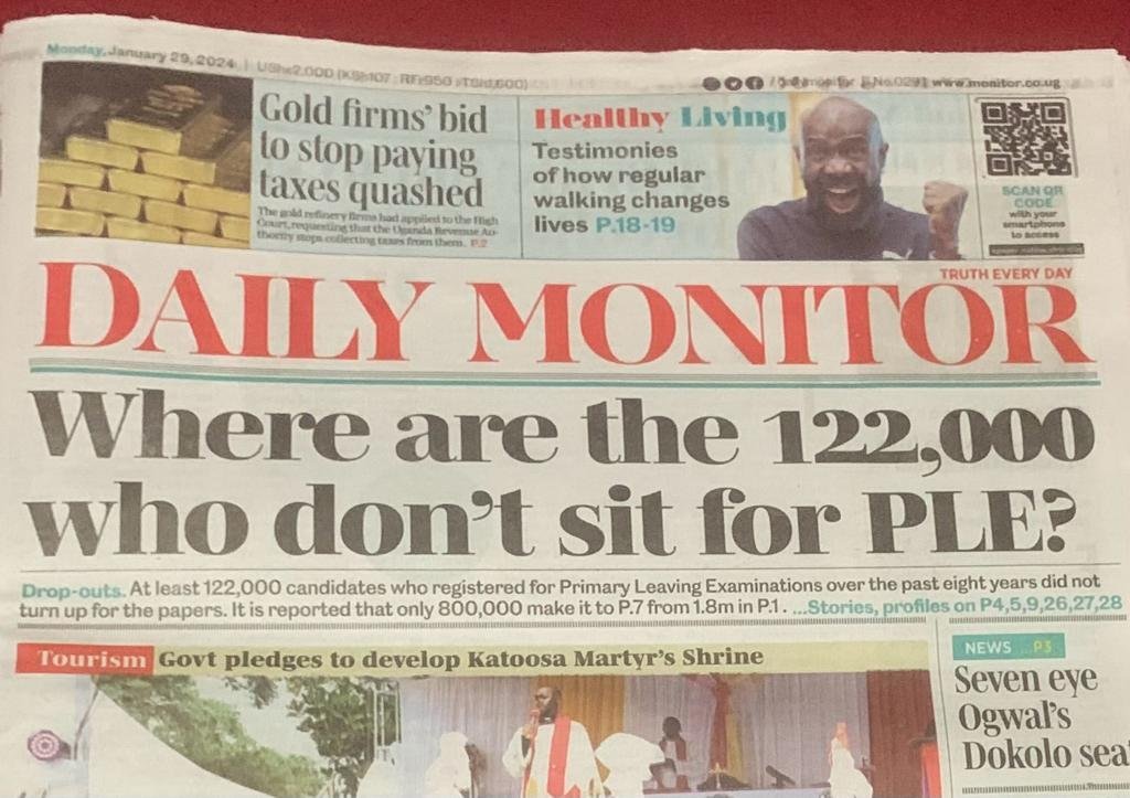 Where Are The 122,000 Who Don't Sit For PLE?